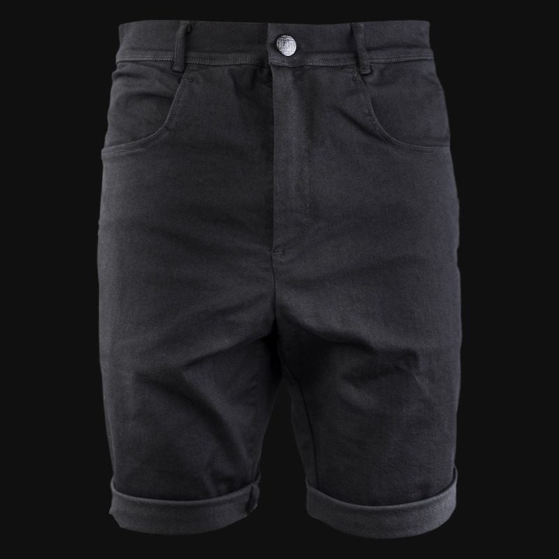 Мъжки къси панталони Black Denim - 03