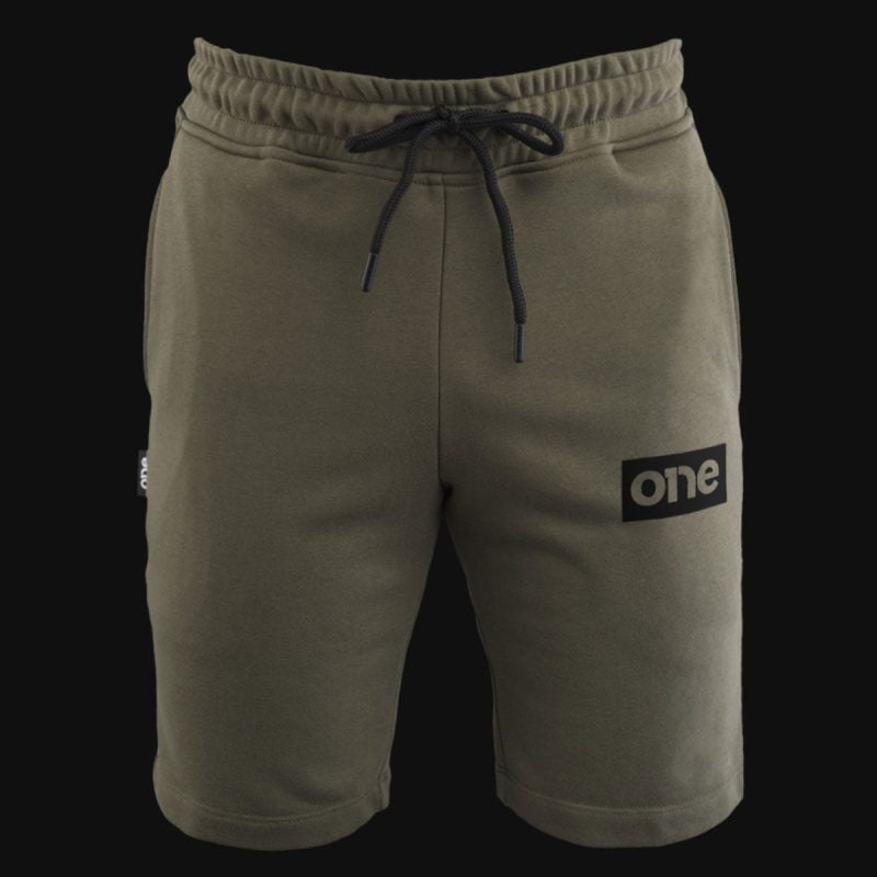 Мъжки къси панталони Khaki Black Box Logo - 02