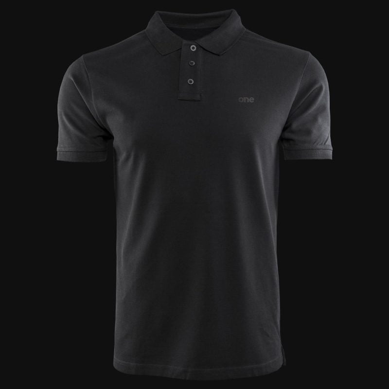 Поло тениска Premium style black - 01