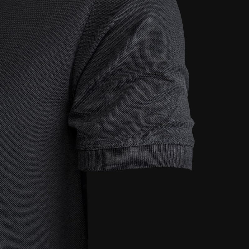 Поло тениска Premium style black - 04