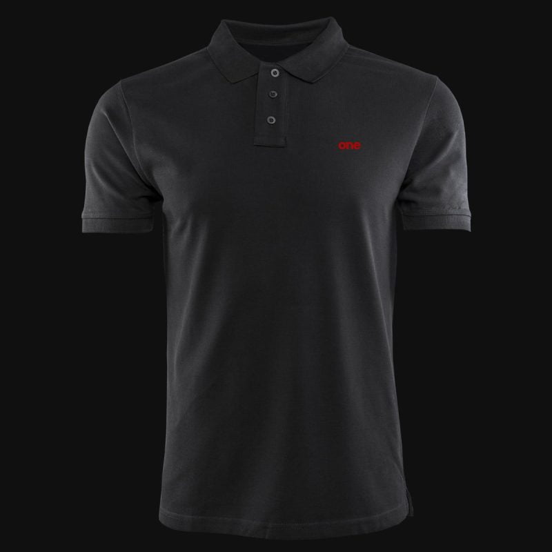 Поло тениска Premium style black v02 - 01