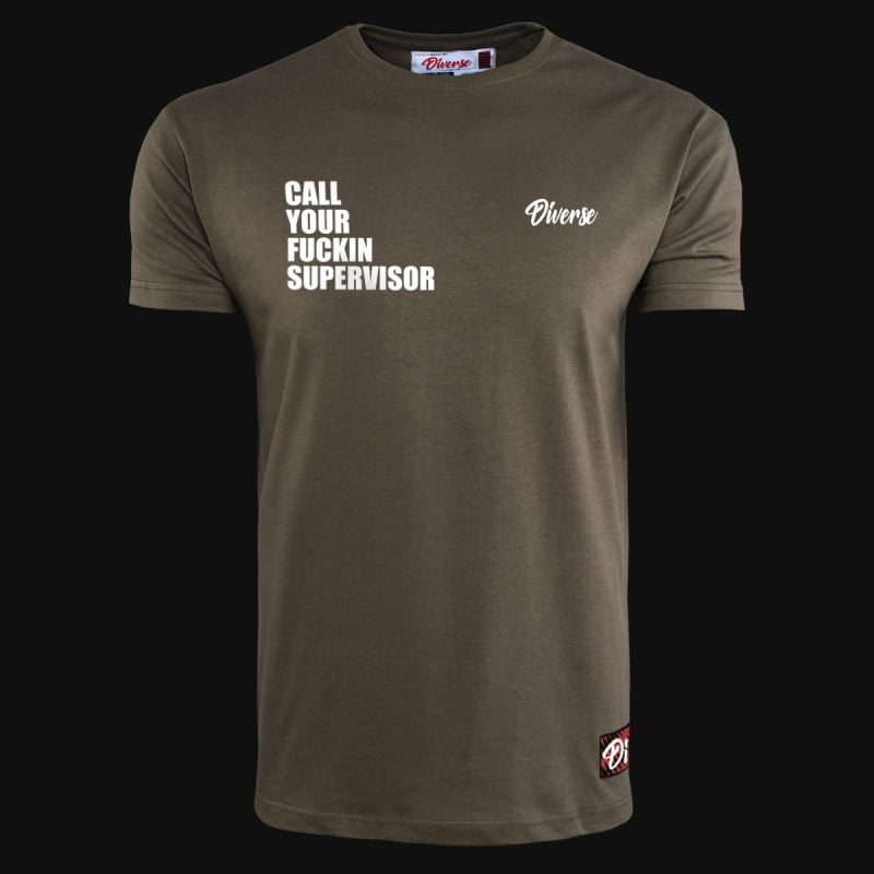 Мъжка Тениска Call Your F Supervisor - 01