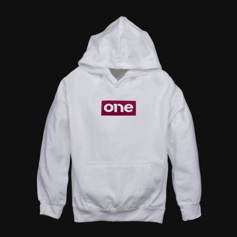 Детски суичър с качулка Red Box Logo-01