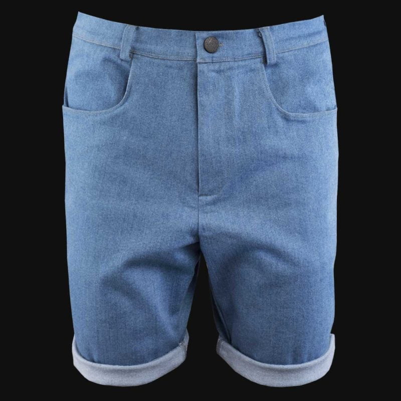 Мъжки къси панталони Sky Blue Denim - 02