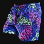 Мъжки Шорти за Плуване Purple Neon - 02