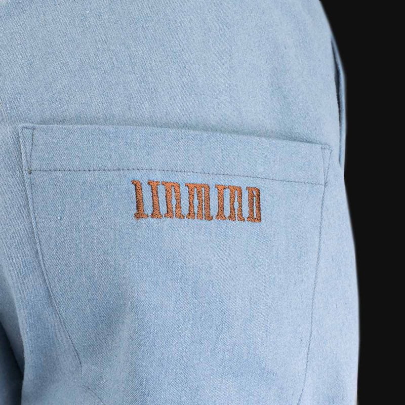 Мъжки дънки Baggy Sky Blue - 02