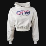 Дамски скъсен суичър Color One