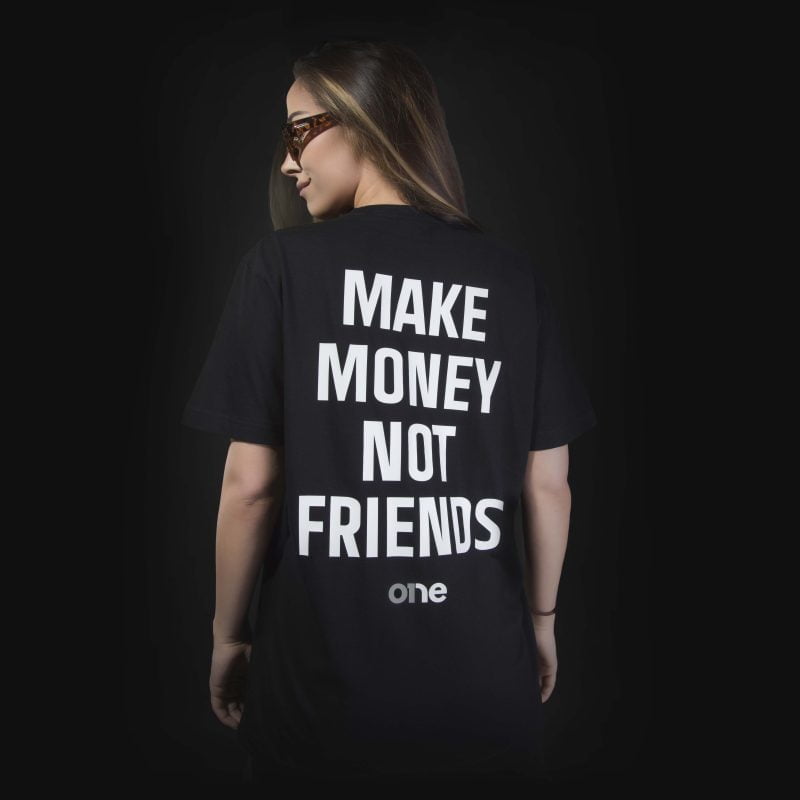 Дамска Широка Тениска Make Money