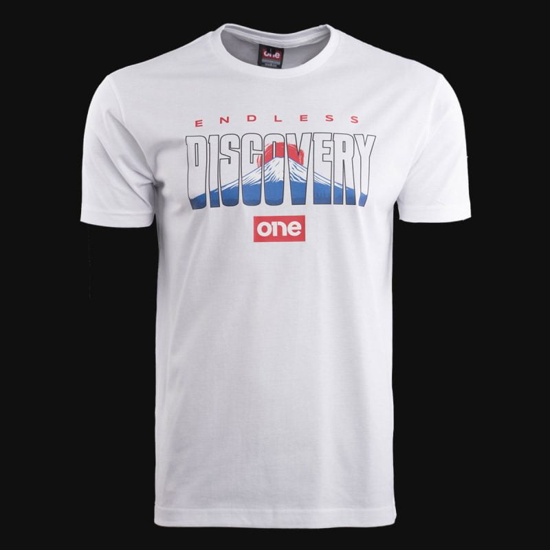 Мъжка тениска Discovery White