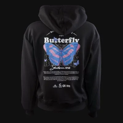 Дамски суичър с качулка Butterfly One