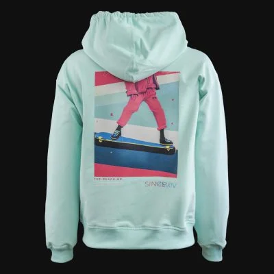Дамски суичър с качулка Pink Skate