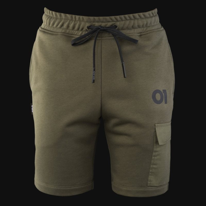 Мъжки къси панталони с джобове - Khaki Tech - 02