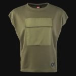 Мъжки суичър без ръкави Khaki Tech