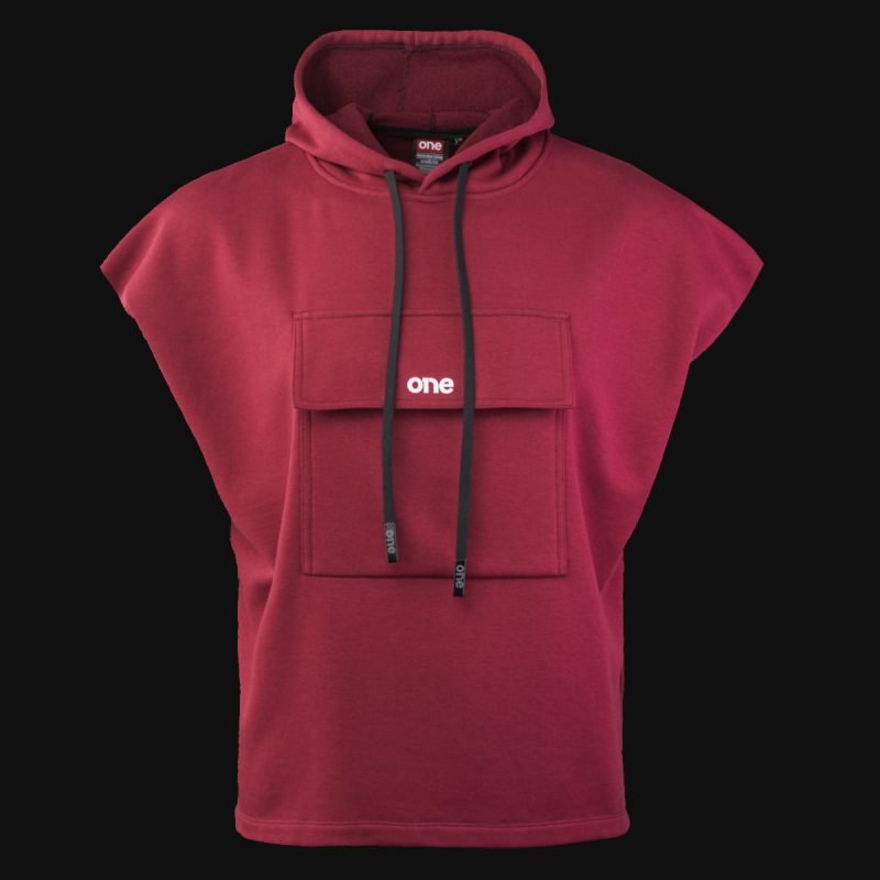 Мъжки суичър без ръкави Oxblood One