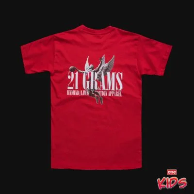 Червена Детска Тениска за Момчета - 21 Grams