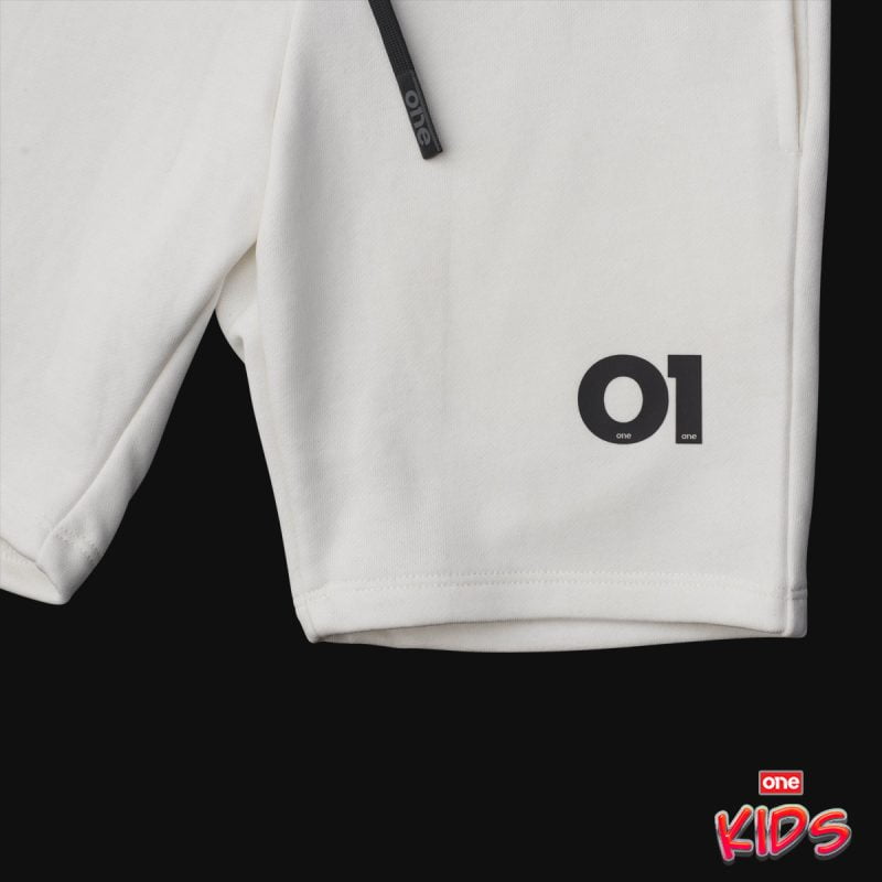 Бели Детски Къси Панталони - O1 Tech White - 02