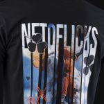 Черна Мъжка Тениска - Netoflicks - 03