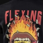 Черна Мъжка Тениска - Flexing - 03