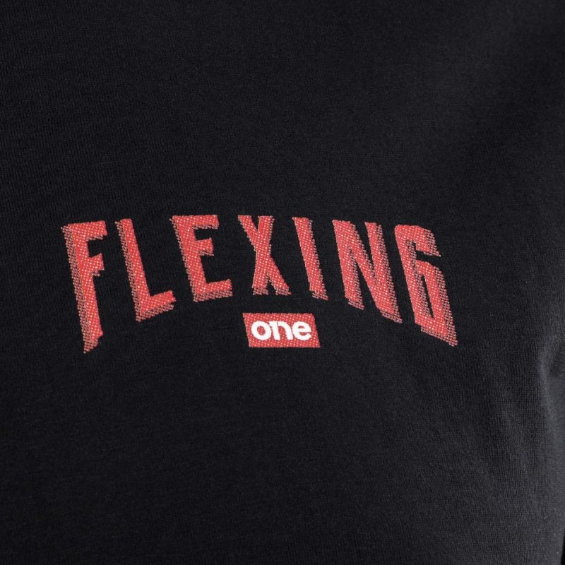 Черна Мъжка Тениска - Flexing - 05