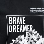 Черна Мъжка Тениска - Brave Dreamer - 05