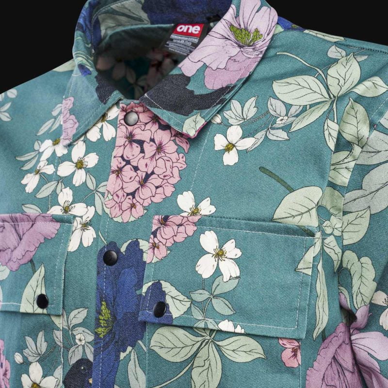 Мъжки Overshirt с копчета - Jungle Dusk - 05
