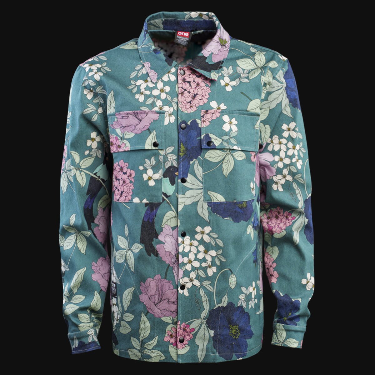 Мъжки Overshirt с копчета - Jungle Dusk Мъжки Overshirt с копчета - Jungle Dusk