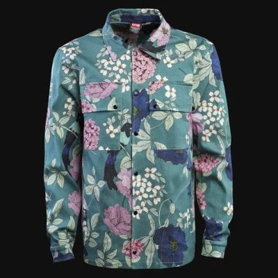 Мъжки Overshirt с копчета - Jungle Dusk