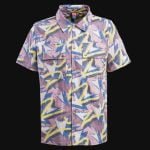 Мъжки Overshirt с къси ръкави и копчета - Oasis One