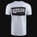 Бяла Slim-fit тениска - Graffiti 1inmind