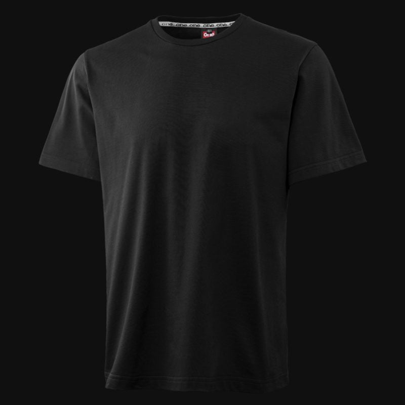 Мъжка черна овърсайз тениска - New One Tee - 03