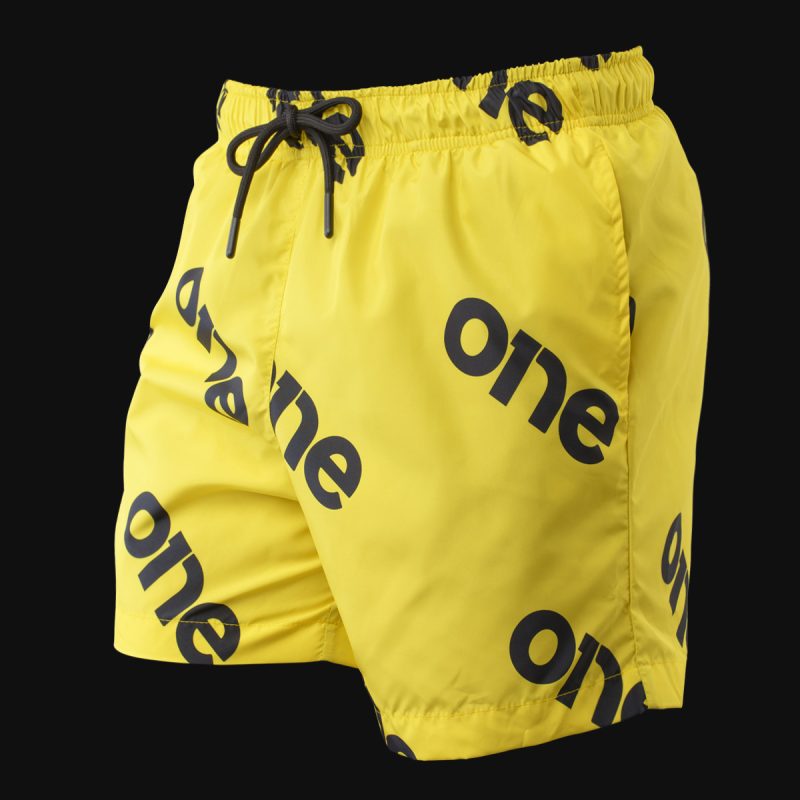Мъжки жълти Шорти за Плуване Yellow One - 02