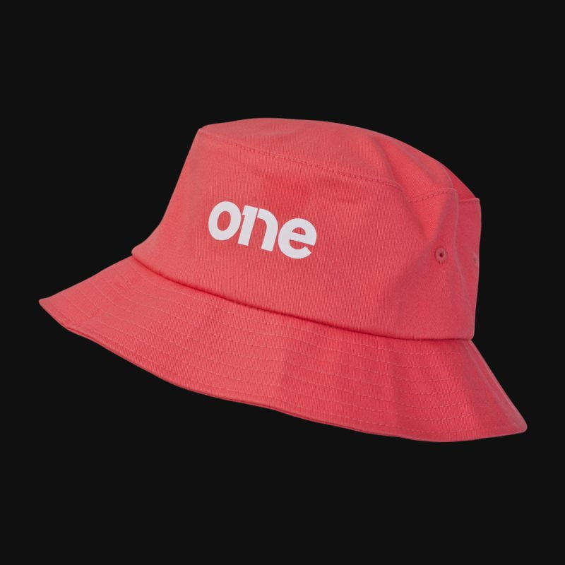 Розова мъжка бъкет шапка - One