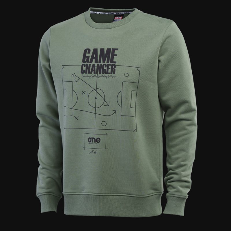 Мъжки зелен суичър - Game Changer - 02