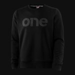 Мъжки черен суичър - Black One Classics - 03