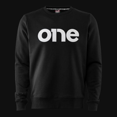 Мъжки черен суичър - W-One