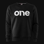 Мъжки черен суичър - W-One