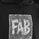 Мъжки черен суичър с качулка - FAB Box - 02