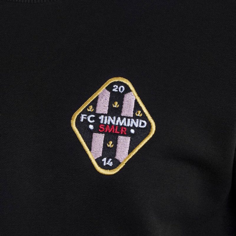 Мъжки черен суичър - FC 1inmind - 02
