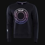 Мъжки черен суичър - H-One - 03