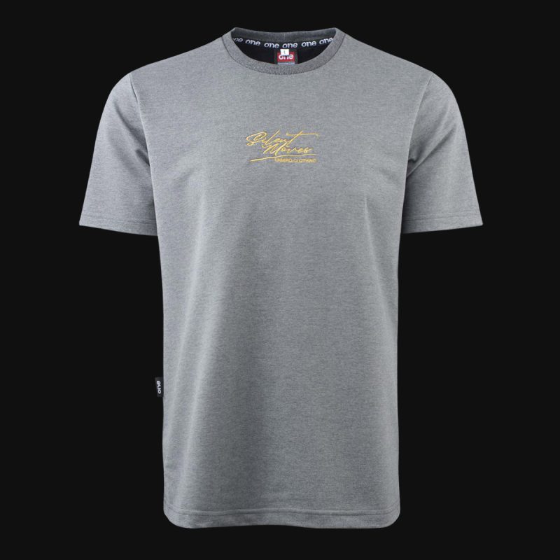 Мъжка premium тениска - SM Gray