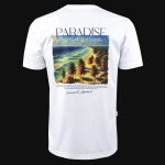 Мъжка бяла Regular-fit тениска - Paradise One - 04