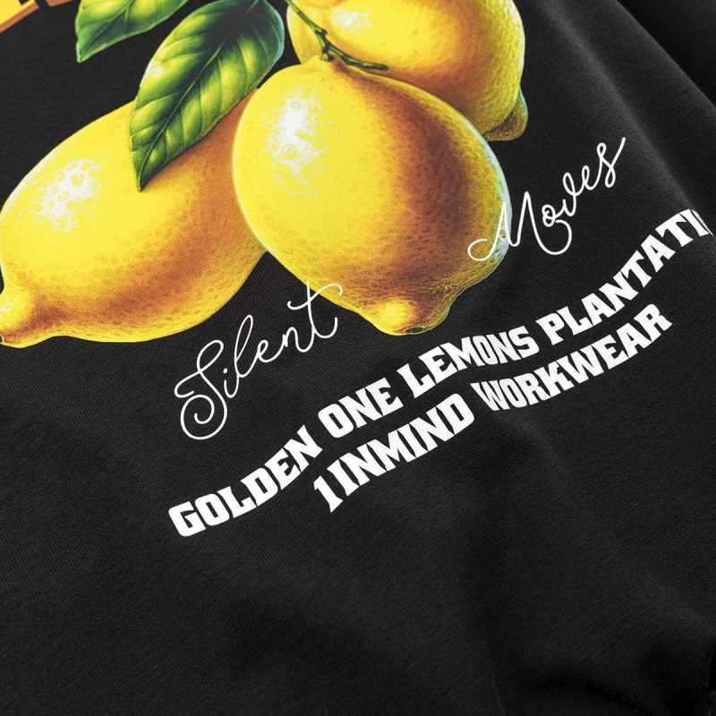 Мъжка Черна Slim-Fit тениска - Zesty One - 03
