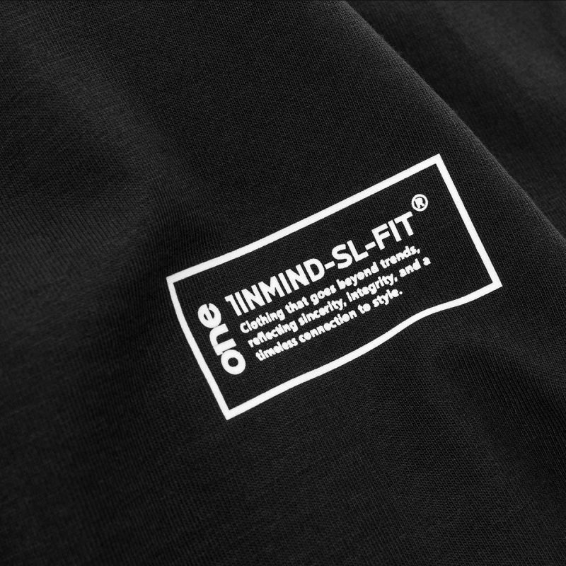 Мъжка Черна Slim-Fit тениска - O-KIND - 04