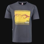 Мъжка сива premium тениска - God Hand Tee