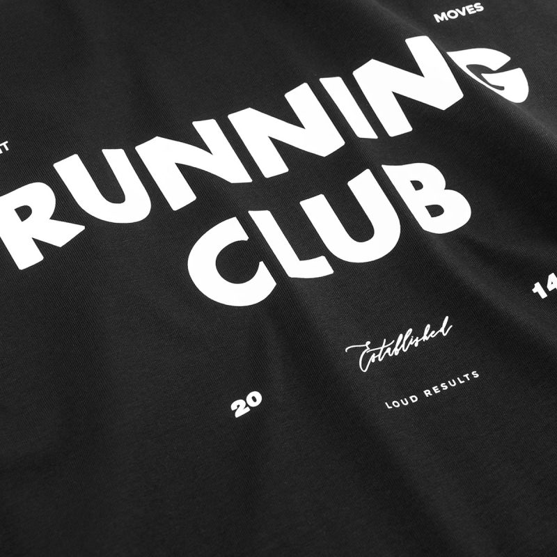 Мъжки черен потник - Running Club - 02