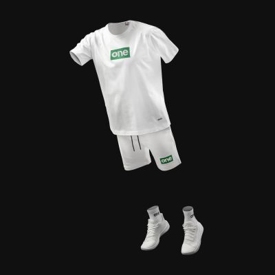 Мъжки летен екип Classic White-G