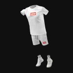 Мъжки летен екип Classic White-R