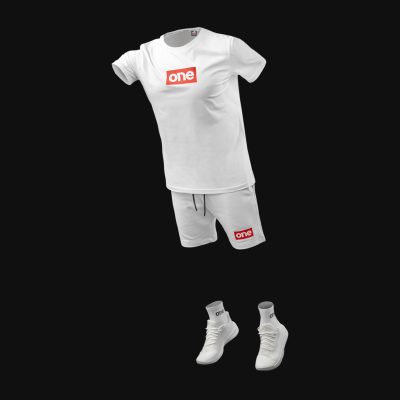 Мъжки летен екип Classic White-R