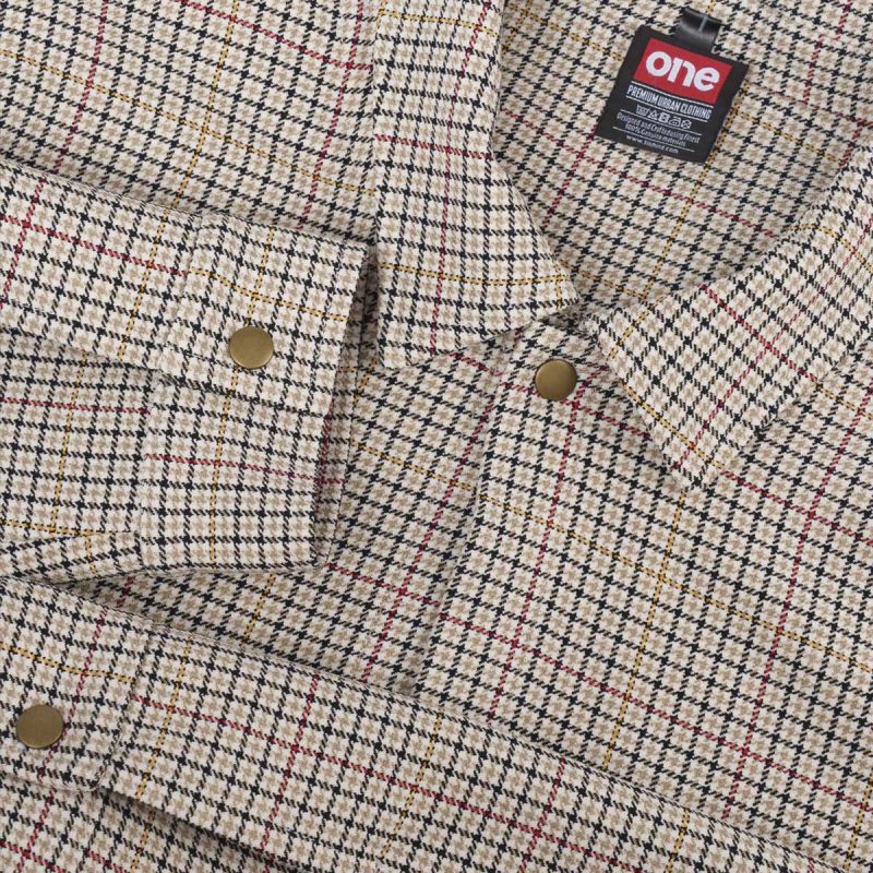 Мъжки Overshirt с копчета - Flex Grid - 02