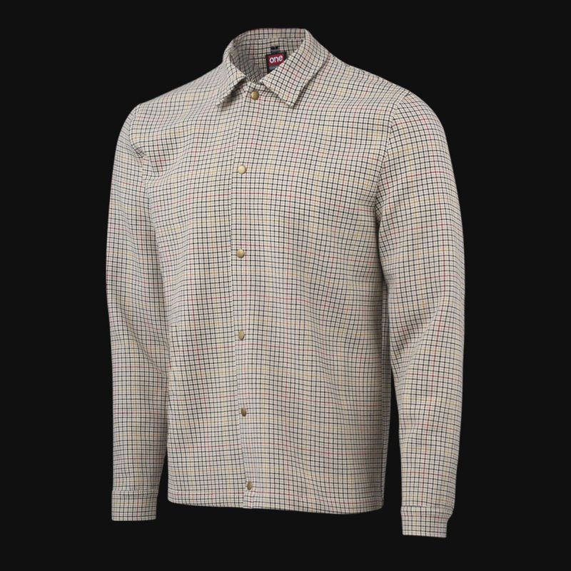 Мъжки Overshirt с копчета - Flex Grid - 05